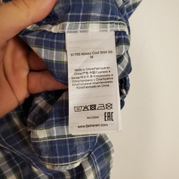 Fjallraven Abisko Cool Shirt blue size M - Picture 4 of 5